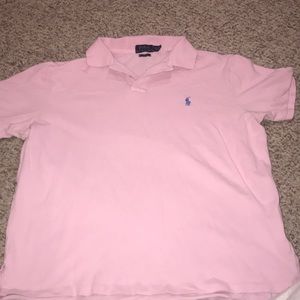 Polo by Ralph Lauren Custom Fit Light Pink Shirt